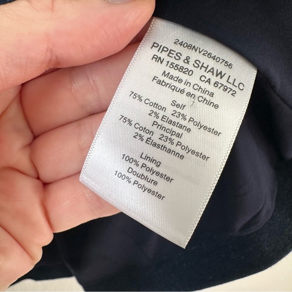 VERONICA BEARD Strapless Denim Navy Bustier Top SZ US 2 - Picture 5 of 8